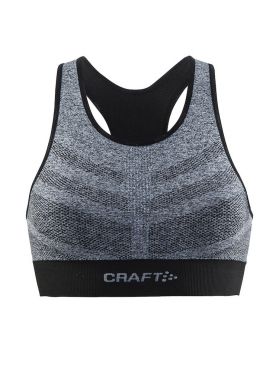 Craft Cool Comfort mid Impact Bra Grau/Schwarz