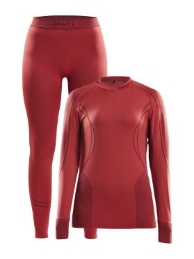 Craft Seamless Zone Funktionsunterwäscheset Rot Damen