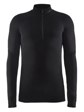 Craft Active intensity zip Langarm Unterwäsche Schwarz Herren