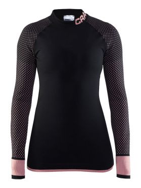Craft Warm Intensity CN Langarm Unterwäsche Schwarz/Cameo Damen