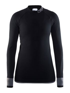 Craft Warm Intensity CN Langarm Unterwäsche Schwarz/Granite Damen