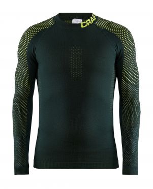 Craft Warm Intensity CN Langarm Unterwäsche Grün/Gelb Herren
