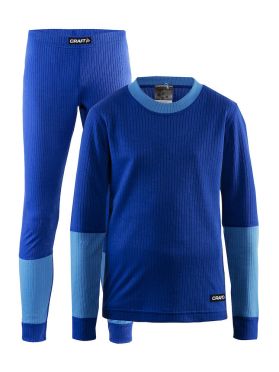Craft Active 2-Pack Funktionsunterwäscheset Blau kinder