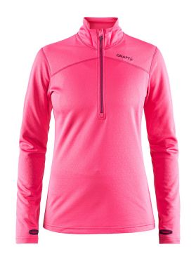 Craft Pin halfzip Ski Pullover Rosa Damen