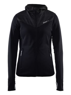 Craft Breakaway jersey Laufjacke Schwarz Damen