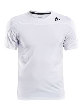 Craft Shade Kurzarm Laufshirts Weiß Herren