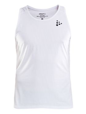 Craft Shade Ärmellos Laufshirts Weiß heren