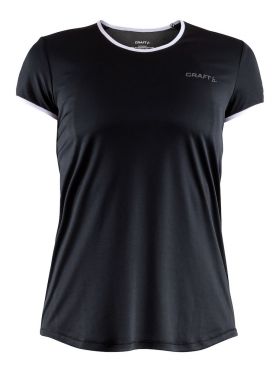 Craft Eaze Kurzarm Laufshirts Schwarz Damen
