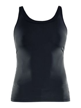 Craft Essential Singlet Ärmellos Unterhemd Schwarz Damen