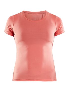 Craft Essential V-neck Kurzarm Unterhemd Rosa Damen