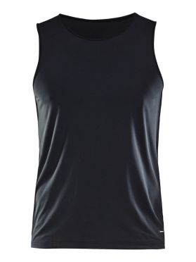 Craft Essential Singlet Ärmellos Unterhemd Schwarz Herren