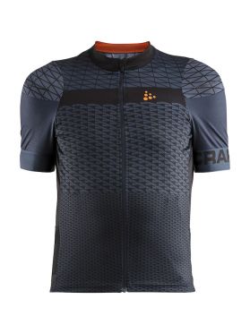 Craft Route Radtrikot Kurzarm Dunkelblau Herren