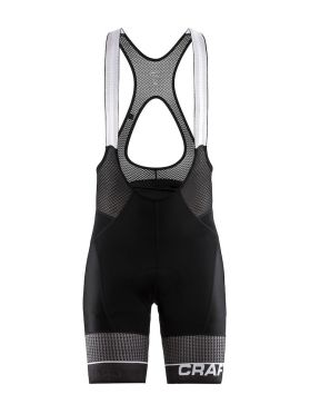 Craft Route Trägerhose Schwarz/Weiß Herren