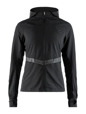 Craft Urban run hood Laufjacke Schwarz Damen