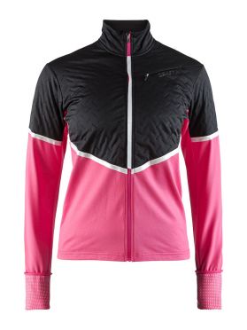 Craft Urban run thermal wind Laufjacke Schwarz/Rosa Damen