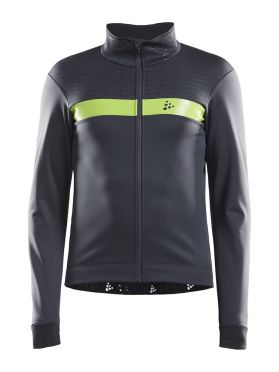 Craft Route Radjacke Grau/Gelb Herren