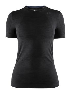 Craft Fuseknit comfort Kurzarm Unterwäsche Schwarz Damen