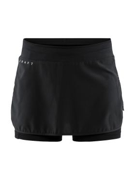Craft Charge skirt Laufrock Schwarz Damen