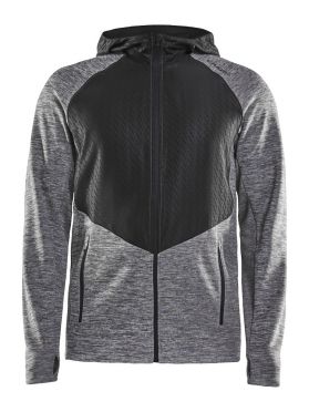 Craft Charge Sweat hood Laufjacke Grau Herren