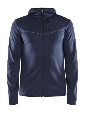 Craft Eaze FZ sweat hood Laufjacke Blau Herren 