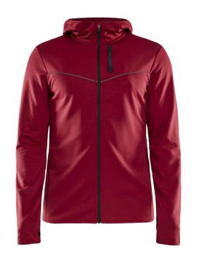 Craft Eaze FZ sweat hood Laufjacke Rot Herren