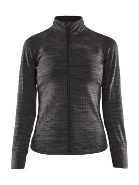 Craft Ideal Thermal Radtrikot Lange Armel Schwarz/Grau Damen