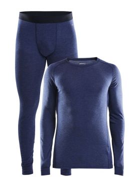 Craft Merino 180 Funktionsunterwäscheset Blau Herren