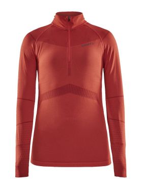Craft Active Intensity zip Langarm Unterwäsche Rot Damen