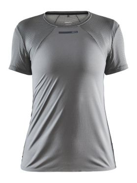 Craft Vent Mesh Kurzarm Laufshirts Grau Damen