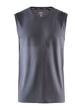Craft Fuseknit light Ärmellos Unterhemd Grau Herren