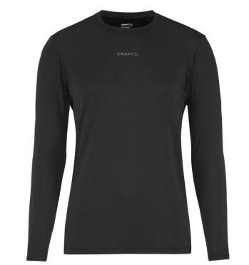 Craft ADV Essence Langarm-Laufshirt 2 Schwarz Herren