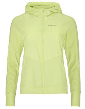 Craft ADV Essence Jersey Hoodie Jacke 2 Gelb Damen
