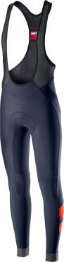 Castelli Velocissimo 4 bibtight Trägerhose Blau/Orange Herren