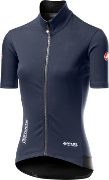Castelli Perfetto RoS W Light Kurzarmtrikot Dark Steel Blau Damen