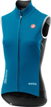 Castelli Perfetto RoS Vest Ärmellos Radtrikot Blau Damen