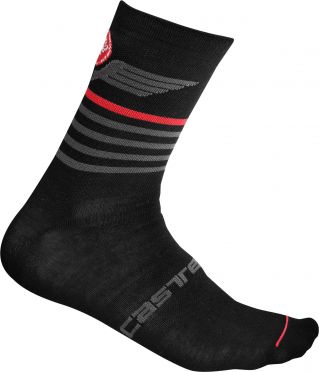Castelli Lancio 15 Radsocken Schwarz Herren