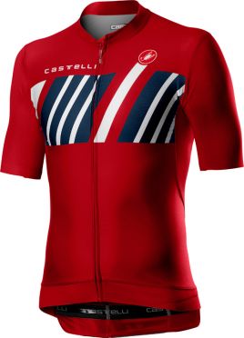 Castelli Hors Categorie Kurzarmtrikot Rot Herren