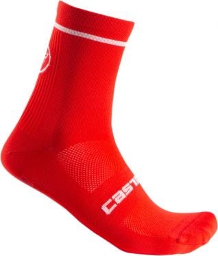 Castelli Entrata 9 Fahrradsocken Rot Herren 