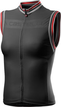 Castelli Promessa 3 Ärmellos Radtrikot Schwarz Damen