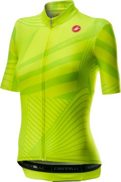 Castelli Sublime Kurzarmtrikot Gelb Damen