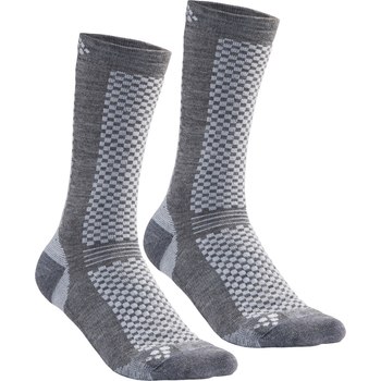 Craft Warm Mid Socken Grau 2-pack 