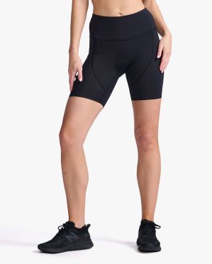 2XU Aero 7 Inch Tri Shorts Schwarz/Weiss Damen
