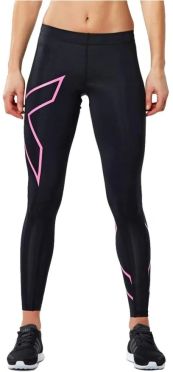 2XU TR2 Compression Tights Schwarz/Rosa Damen