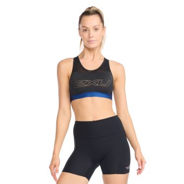 2XU Aero Tri Crop Schwarz Damen
