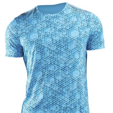 2XU GHST Laufshirt Kurzarm Blau Herren