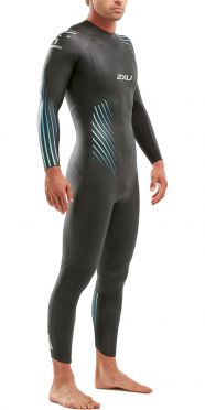 2XU P:1 Propel Langarm Neoprenanzug Schwarz/Blau Herren 