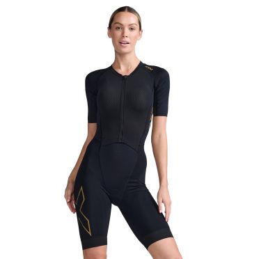 2XU Light speed trisuit kurzarm Schwarz Damen