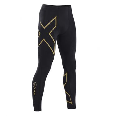 2XU MCS Run Kompression tights Schwarz/Gold Herren 