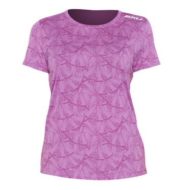 2XU GHST Laufshirt Kurzarm Rosa Damen