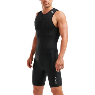 2XU Active Ärmellos Trisuit Schwarz Herren